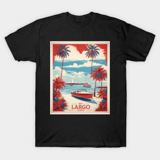 Key Largo Florida United States of America Tourism Vintage Poster T-Shirt